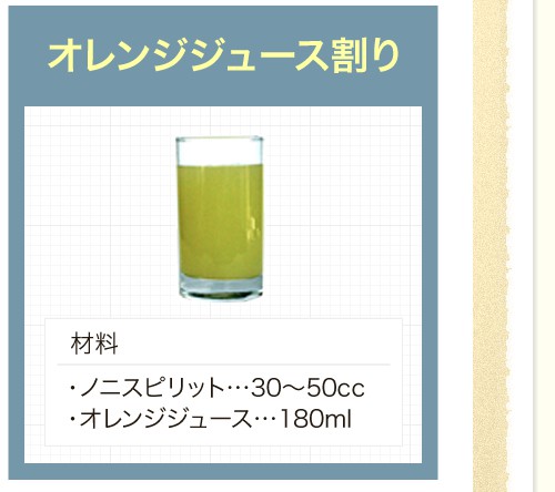 オレンジジュース割り